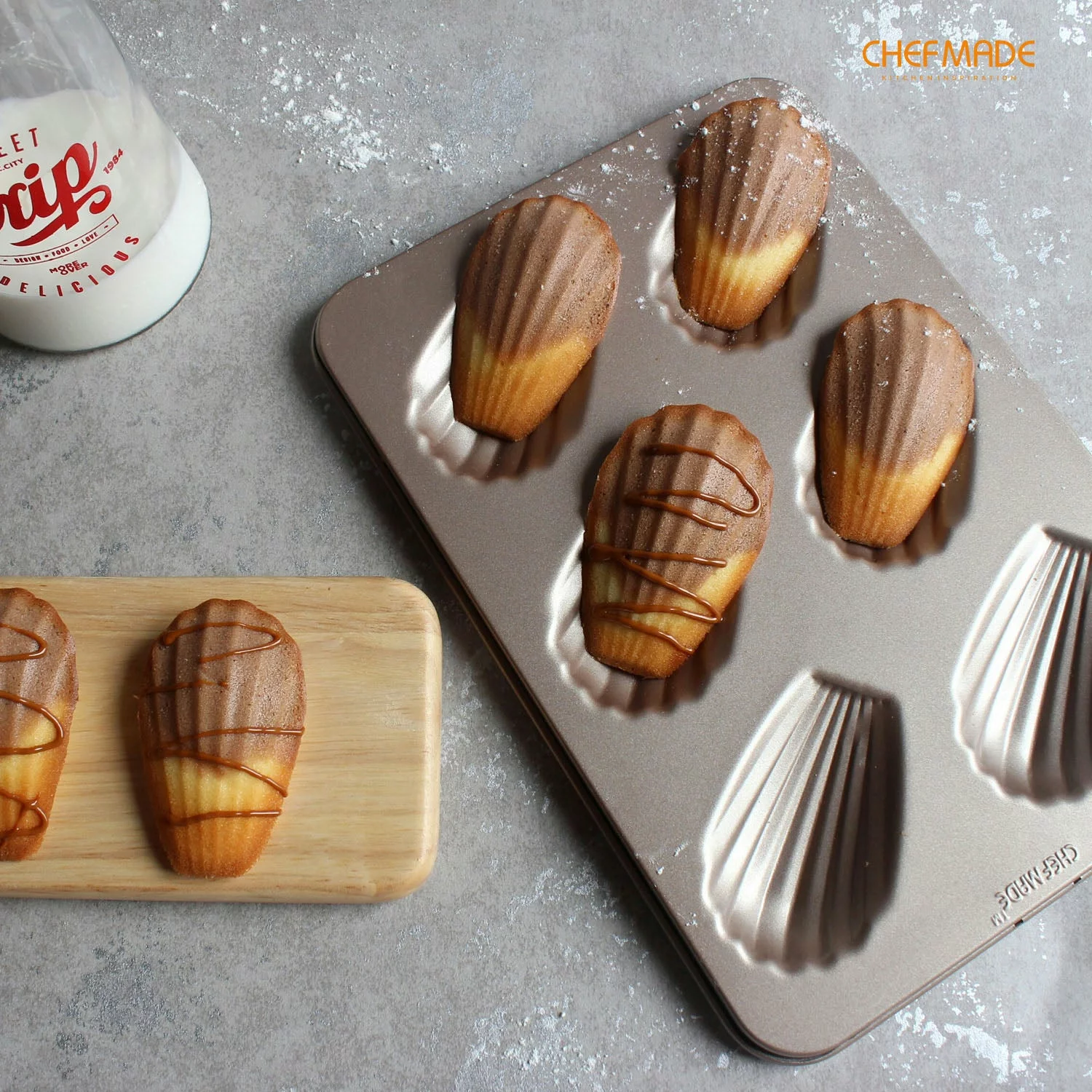 CHEFMADE 6 Cups Madeleine Pan พิมพ์มาเดอลีน 6 ช่อง WK9029 (11-7467)