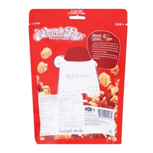 Wonder Puff Gourmet Popcorn Almond Caramel ข้าวโพดผสมอัลมอนด์เคลือบคาราเมล 198 g. (05-8523)