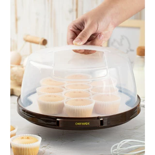 Chefmade Round Cake Carrier กล่องใส่เค้กกลม 285 x 157 mm . WK10035 (12-8690)