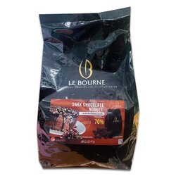 Le Bourne Dark Chocolate Couverture Nuggets (Coins) 70 % 1 Kg. (05-9084-01)