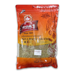 ใบไทม์ป่น ตรามือ NO. 1 Hand Brand Ground Thyme leaves 500 g. (05-6885)