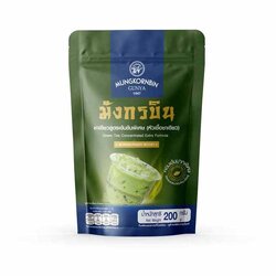 ชาเขียวสูตรเข้มข้นพิเศษ (หัวเชื้อชาเขียว) ตรามังกรบิน 200 g. Mungkornbin Green Tea Concentrated Extra Formular 200 g. (05-8455)
