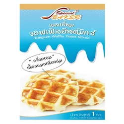 แป้งเบลเยี่ยมวอฟเฟิลยีสต์มิกซ์ สเปเชี่ยล ฟู้ด 1 กก. Special Foods Belgian Waffel Yeast Mix 1 Kg . (01-8298)