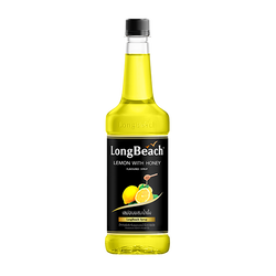 Longbeach Lemon Honey Syrup ลองบีช ไซรัป กลิ่น เลม่อนผสมน้ำผึ้ง 740 ml. (05-6007)