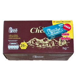 (รุ่นแถมเนยสด 250 g.) ครีมชีสมิลค์พอท ขนาด 1 KG. Milk Pot Brand Cream Cheese 1 KG. (02-9231)