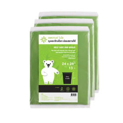 ถุงขยะรักษ์โลก สีเขียวอ่อน ขนาด 24 x28 " บรรจุ 13 ใบ (10-0357)