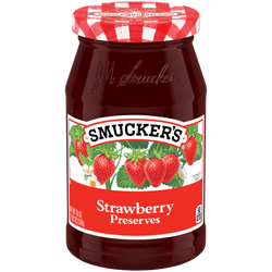 Smucker's Strawberry Preserves สมัคเกอร์แยมสตรอเบอรี่ 340 g. (05-8182)