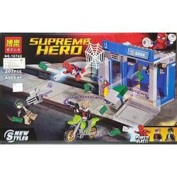 เลโก้จีน BELA.10742 ชุด Spiderman ATM Heist Battle