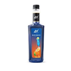 น้ำเชื่อมกลิ่นบลู คูราโซ่ ตรา ลิน Lin Blue Curazo Flavored Syrup 750 ml. (05-8949)
