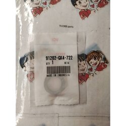 91202-GK4-722 ซีลกันน้ำมัน WAVE100Z 2005, DREAM100,WAVE110-100 อะไหล่แท้ HONDA