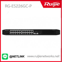 Reyee Cloud Managed Smart Switch for IP surveillance รุ่น RG-ES226GC-P