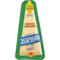 Zanetti Grana Padano DOP Cheese 200 g. กรานา พาดาโนชีส (02-9036) (สินค้าแช่เย็น)