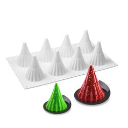 พิมพ์ซิลิโคนต้นสน 8 หลุม (11-8805)