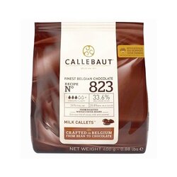 Callebaut Milk Couverture Chocolate 33.6 % 400 g. (05-8976)