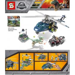 เลโก้จีน SY.1079 ชุด Jurassic World Blue's Helicopter Pursuit