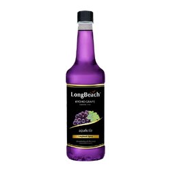 Longbeach Syrup Kyoho Grape Flavor ลองบีช ไซรัป กลิ่นองุ่นเคียวโฮ 740 ml. (05-6623)