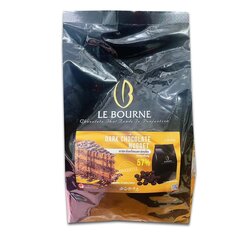 Le Bourne Dark Chocolate Couverture Nuggets (Coins) 57 % 1 Kg. (05-9085-01)