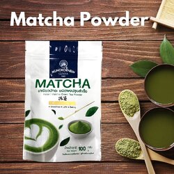 ผงชาเขียวมัทฉะ ตรามังกรบิน Mungkornbin Matcha Powder 100 g. (05-8456)