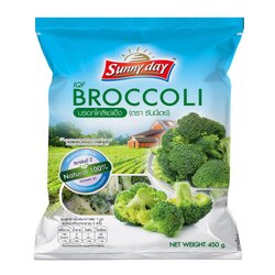 Sunny Day Frozen Broccoli 450 g. ซันนี่เดย์ บล็อคโคลี่ แช่แข็ง 450 กรัม (05-8900)