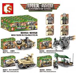 เลโก้จีน Sembo 101155-101158 ชุด Empires Of Steel