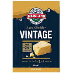 Mainland Vintage Cheese ขนาด 250g. แมนแลนด์ วินเทจชีส (05-8630)(สินค้าแช่เย็น)