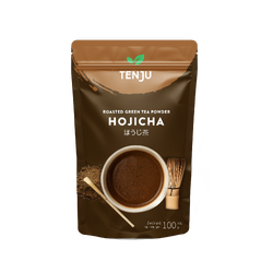 Tenju Hojicha (Roasted Green Tea Powde)r 100 % ผงชาโฮจิฉะ เท็นจู 100 g. (05-9444)