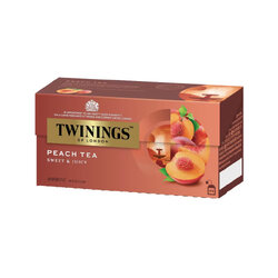 ชาทไวนิงส์ พีช ชนิดซอง 50 กรัม (2กรัมx25 ซอง) Twinings Peach Tea 2gx25 bags (05-3554)