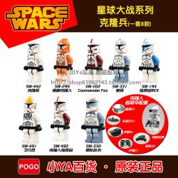 เลโก้จีน POGO ชุด Starwars ทหาร Clone (สินค้ามือ 1 ไม่มีกล่อง)