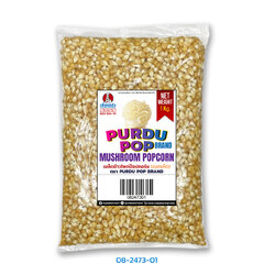 เมล็ดข้าวโพดป๊อปคอร์นมัชรูม Purdu Pop Mushroom Popcorn Kernels แบ่งบรรจุ 1 กก. (08-2473-01)