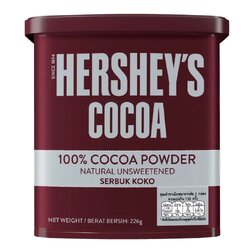 ผงโกโก้เฮอร์ชีส์ HERSHEY'S Cocoa 100% Natural Unsweetened Cacoa, 8 oz (05-5419)