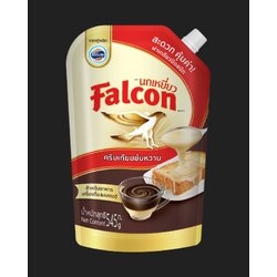 ครีมเทียมข้นหวาน ตรานกเหยี่ยว 545 g. Falcon Sweetened Condensed Non Dairy Creamer 545 g. (ถุง) (02-9040)