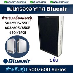 แผ่นกรองอากาศ Blueair รุ่น 650e, 680i, 690i, 501, 503, 505, 550E, 601, 603, 605, 650E (1 ชิ้น) สำหรับ Blueair 500/600 Series