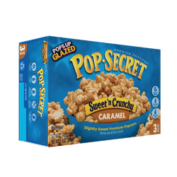 ป้อบ ซีเคร็ท สวีท แอนด์ ครั่นซี่ คาราเมล 224 กรัม Pop Secret Sweet and Crunchy Caramel 224 g. (05-8721)