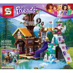 เลโก้จีน SY.832 ชุด Friends Adventure Camp tree House