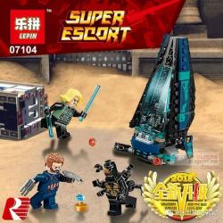 เลโก้จีน LEPIN.07104 ชุด Avengers Infinity War Outrider Dropship Attack