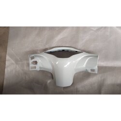 53206-K73-T60ZB ฝาครอบแฮนด์ด้านหลัง สีขาว WAVE125i LED 2018-2020 รถสีขาว-แดง อะไหล่แท้ HONDA