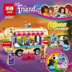 เลโก้จีน LEPIN01007 ชุด Friends Amusement Park Hot dog Van
