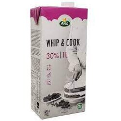 Arla Whip & Cook UHT Blended Cream 30 % 1 Ltr. (02-7246)(สินค้าแช่เย็น)