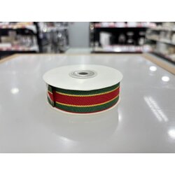 ริบบิ้นลายคริสต์มาส 2.5 ซม. 22 เมตร NY25062 (12-8613)