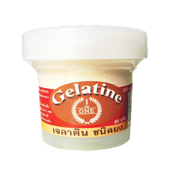เจลาตินชนิดผง Gelatin The One ขนาด 80 g. (06-6789)