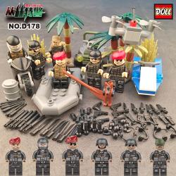 เลโก้จีน Doll no.D178 ชุด รวมทหาร
