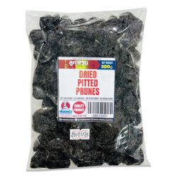 ลูกพรุนอบแห้ง ขนาด 500 กรัม Dried Pitted Prunes 500 g. (08-0232-31)