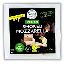 Swees Smoked Mozzarella with Chili Vegan Cheese 150 g. (chilled) (02-8786)