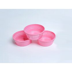 ถ้วยไอศครีม ซุปเปอร์จิ๋ว PP สีชมพู (50 ใบ/ห่อ) (09-0231)