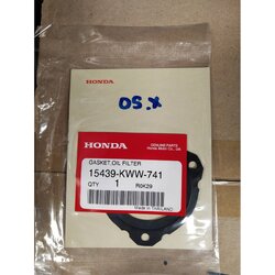 15439-KWW-741 ปะเก็นฝาครอบกรองน้ำมันเครื่อง (NICHIAS) DREAM110i 2011 WAVE100,110 อะไหล่แท้ HONDA