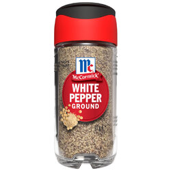McCormick White Pepper Ground 37 g. แมคคอร์มิค พริกไทยขาวบดละเอียด (05-9281)