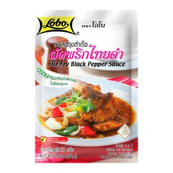 ซอสปรุงสำเร็จ ผัดพริกไทยดำ ตราโลโบ ขนาด 50 กรัม (05-4497)
