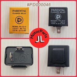 PD000046🛑อะไหล่เทียมเทียบแท้ PARENTAL FLASHER RELAY รีเลย์ไฟเลี้ยว 12V 38301-KRS-971