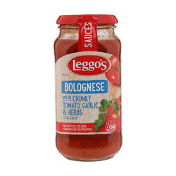 Leggo's Bolognese with Bacon Chunky Tomato Pasta Sauce เล็กโกส์โบโลเนส 500 g. (05-8192)