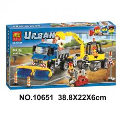 เลโก้จีน Bela.10651 ชุด Urban Sweeper and Excavator